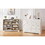 Bedroom dresser, 9 drawer long dresser with antique handles, wood chest of drawers for kids room, living room, entry and hallway, White, 47.56"W x 15.75"D x 34.45"H. W1162141855
