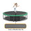 14FT Recreational Kids Trampoline with Safety Enclosure Net & Ladder, Outdoor Recreational Trampolines W1163S00070