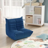 Children's lazy single-seat sofa-Use location living room, bedroom-suitable for children-blue