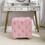 Pink Modern Velvet Upholstered Ottoman, Exquisite Small End Table, Soft Foot Stool,Dressing Makeup Chair, Comfortable Seat for Living Room, Bedroom, Entrance W1170103513