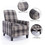 Grey recline chair,The cloth chair is convenient for home use, comfortable and the cushion is soft,Easy to adjust backrest Angle W117046596