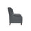 Redde Boo Classic Dark Gray Waterproof Fabric Living Room Pull Button Sofa, High Back Manual Recliner Chair Cinema Home Theatre Cozy Recliner Sofa W118348061