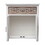 Weathered Wood Cabinet with 1 Drawer and 2 Doors Vintage Accent Storage Cabinet for Entryway, Living Room W1189123500