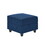Ottoman of Module Sofa, Navy Blue Corduroy Velvet, Spring pack Cushions W1191119367