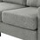 Upholstered Sectional Sofa Couch, L Shaped Couch with Storage Reversible Ottoman Bench 3 Seater for Living Room, Apartment, Compact Spaces, Fabric Light Gray W1191126332