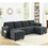 W1191S00029 Dark Gray+Corduroy+Wood+Primary Living Space+Soft