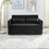 Pull-out sofa sleeper, 3-in-1 adjustable sleeper with pull-out bed, 2 lumbar pillows and side pocket, soft velvet convertible sleeper sofa bed, suitable for living room bedroom. W119362742