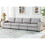 Upholstered Modular Sofa, Sectional sofa for Living Room Apartment(4-Seater) W1193S00044