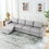 W1193S00045 LIGHT GREY+Fabric+Wood+Primary Living Space+Eucalyptus