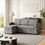 W1193S00083 DARK GREY+Fabric+Polyester+Primary Living Space+Eucalyptus