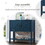 35" Farmhouse Wood Buffet Sideboard Console Table with Bottom Shelf and 2-Door Cabinet, for Living Room, Entryway,Kitchen Dining Room Furniture (Navy Blue) W120284592