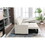 77 inch Reversible Sectional Storage Sleeper Sofa Bed, L-Shape 2 Seat Sectional Chaise with Storage, Skin-Feeling Velvet Fabric,Beige Color for Living Room Furniture W1203P146254