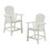 HIPS Bar Chair with Armrest,Patio Bar Chair Set of 2, White W1209107719