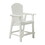 HIPS Bar Chair with Armrest,Patio Bar Chair Set of 2, White W1209107719