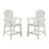 HIPS Bar Chair with Armrest,Patio Bar Chair Set of 2, White W1209107719