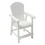 HIPS Bar Chair with Armrest,Patio Bar Chair Set of 2, White W1209107719