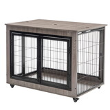 Dog Crate Furniture, Large Dog Kennel, 38