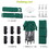 10'x20' Pop Up Canopy Outdoor Portable Party Folding Tent with 6 Removable Sidewalls + Carry Bag + 6pcs Weight Bag Green