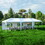 10x30' Wedding Party Canopy Tent Outdoor Gazebo with 5 Removable Sidewalls W121270356