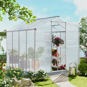 Greenhouse 6x8FT Sliver W1212S00002