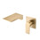 Wall Mount Waterfall Bathtub Faucet with Easy Single Handle Control, Durable Brushed Gold Finish, Modern Design W121749826