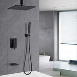 12inch Shower System with Waterfall Tub Spout and Handheld Shower Head W121749910