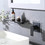 Single Handle Waterfall Wall Mounted Bathroom Sink Faucet W121750467