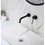 Matte Black Wall Mount Single Handle Bathroom Sink Faucet W121753816