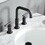 8 inch Widespread Bathroom Sink Faucet with Pop-Up Drain W121783659