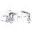Bathroom Centerset Pull Out Chrome 4 inch with Pull Down Sprayer Utility Sink Faucet W121792192