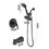 Classic Single Handle 7 Function Rain Shower Head with Handheld Shower with Tup Spout W121943747