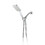 Chrome high pressure multi function with hand held Shower faucet W121947905