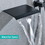 Modern Style matte black Wall Mount Tub Filler Bathroom Bathtub Faucet Shower Set W121984825