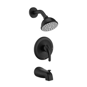 Single Handle Single Functions Shower Head Set with Tub Spout (Valve Included) W121990172