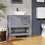 30in Gray Bathroom Vanity w/ Mirror and Top Only W122346708