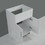 24in White Paint Free Laundry Tub Cabinet w/ Stainless Steel Combo W1223S00001