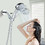 Handheld Shower Head with Hose High Pressure Shower Heads, Chrome W122458401