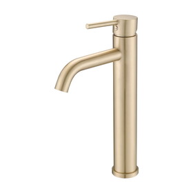 Bathroom Modern Tall Faucets Single Handle One Hole Lavatory Bathroom Sink Faucet W1224P206893