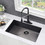 30" L x 18" W Undermount Kitchen Sink with Sink Grid W122543664