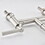 Double Handle Bridge Kitchen Faucet with Side Spray W122566142
