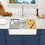 Fireclay 33" L x 20" W Workstation Farmhouse Kitchen Sink with Accessories W122567038