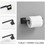 4-Piece Bath Hardware Set with Towel Ring Toilet Paper Holder Towel Hook and 24 in. Towel Bar in Matte Black W123246682