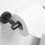 Single Post Toilet Paper Holder Wall Mounted in Matte Black W123246757