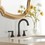 J-Spout 8 in. Widespread 2-Handle Bathroom Sink Faucet in Oil Rubbed Bronze W123247659