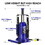 20 Ton Pneumatic Air Hydraulic Bottle Jack with Manual Hand Pump Heavy Duty Auto Truck Travel Trailer Repair Lift W1239124011