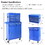 5-Drawer Rolling Tool Chest, High Capacity Tool Storage Cabinet w/Lockable Wheels, Adjustable Shelf & Anti-Slip Liner, Detachable Tool Box Organizer, Rolling Tool Cabinet W1239132607