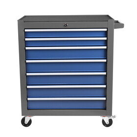 Rolling Tool Chest with 7-Drawer Tool Box with Wheels Multifunctional Tool Cart Mechanic Tool Storage Cabinet for Garage, Warehouse, Workshop, Repair Shop W1239132621