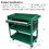 3 Tier Rolling Tool Cart, Heavy Duty Utility Cart Tool Organizer with Storage Drawer, Industrial Commercial Service Tool Cart for Mechanics, Garage, Warehouse & Repair Shop W1239132626