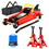 Floor Jack, 2 Ton Low Profile Floor Jack, 3t jack stand Tire Repair Kit Heavy Duty Steel Racing Floor Jack with Single Piston Quick Lift Pump, Floor Jack Lifting Range 3.3"-15.2" W1239P194423