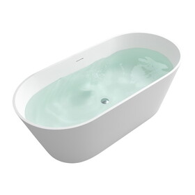 66.9" Solid Surface Bathtub for Bathroom